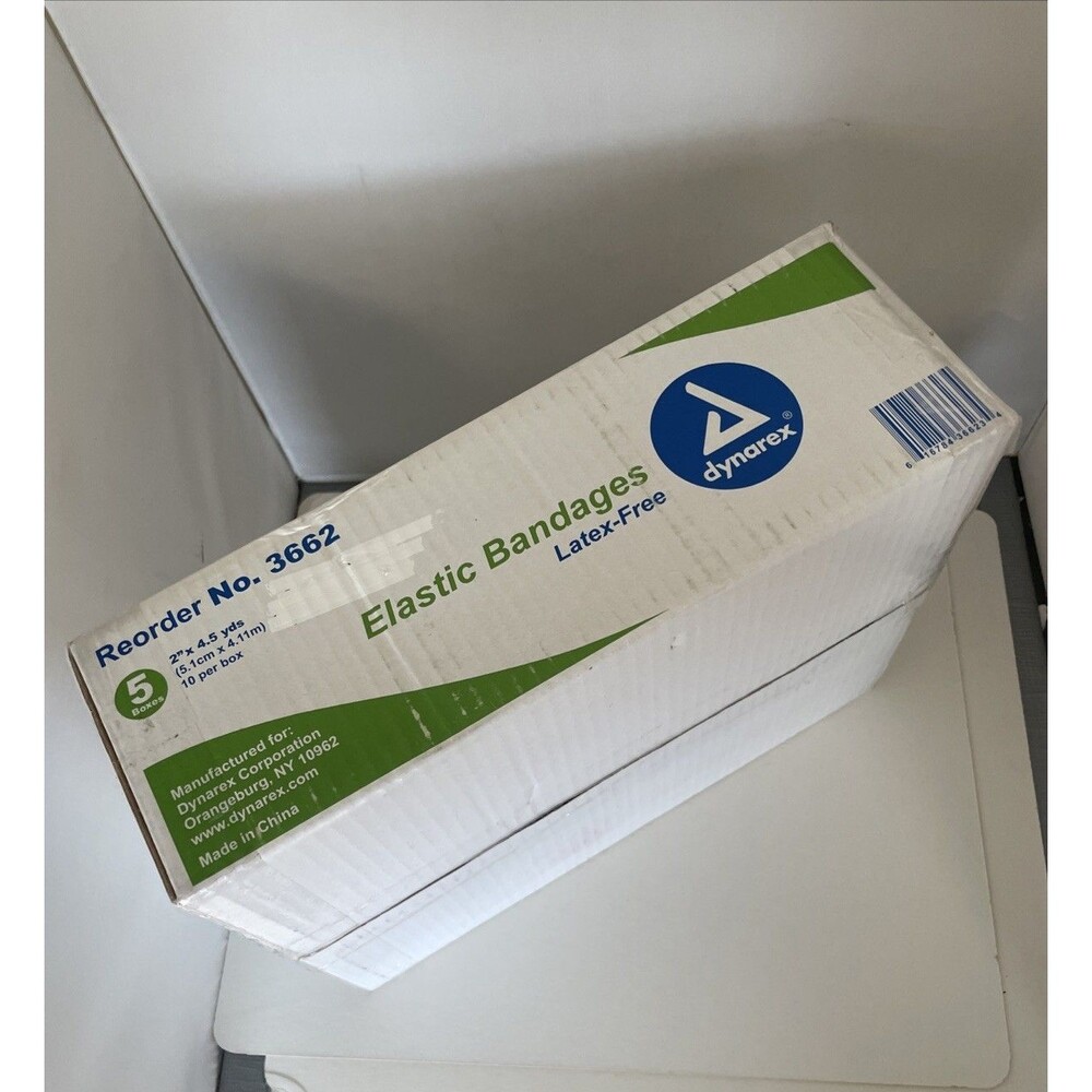 Dynarex 3662 Elastic Bandages, 2" x 45 yd, 5/10/cs
